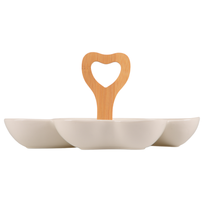 Блюдо LED Heart, 4 секції (7133180)