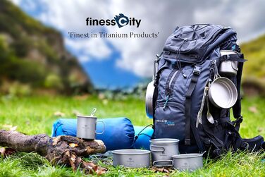 Титанова ложка-виделка з відкривачкою для пляшок, надзвичайно міцна, надлегка (Ti), здорова та екологічна ложка, виделка та відкривачка для пляшок для подорожей/кемпінгу в тканинній сумці, яку легко зберігати, Silver Spork 2 Unit