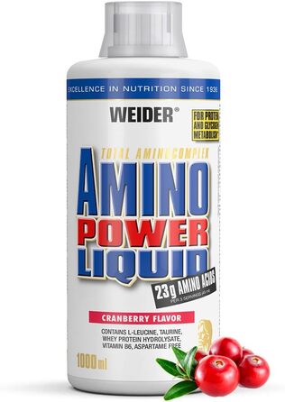 Рідкий гідролізований протеїн Amino Power Liquid, журавлина, 1 л