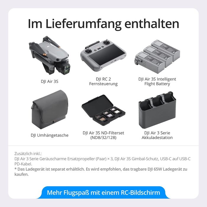 Пульт дистанційного керування RC 2 із екраном), дрон із 1&39 CMOS ширококутною та середньою телефотокамерою для дорослих, 4K/60 ка