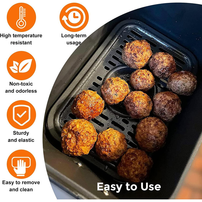 Запасні частини для фритюрниці Ninja Foodi DualZone, аксесуари для харчової фритюрниці 2 шт. Сковорода для гриля Тарілка для хрусткої скоринки Решітка для Ninja DZ090 DZ090 DZ201 DZ100 Аерофритюрниця, можна мити в посудомийній машині