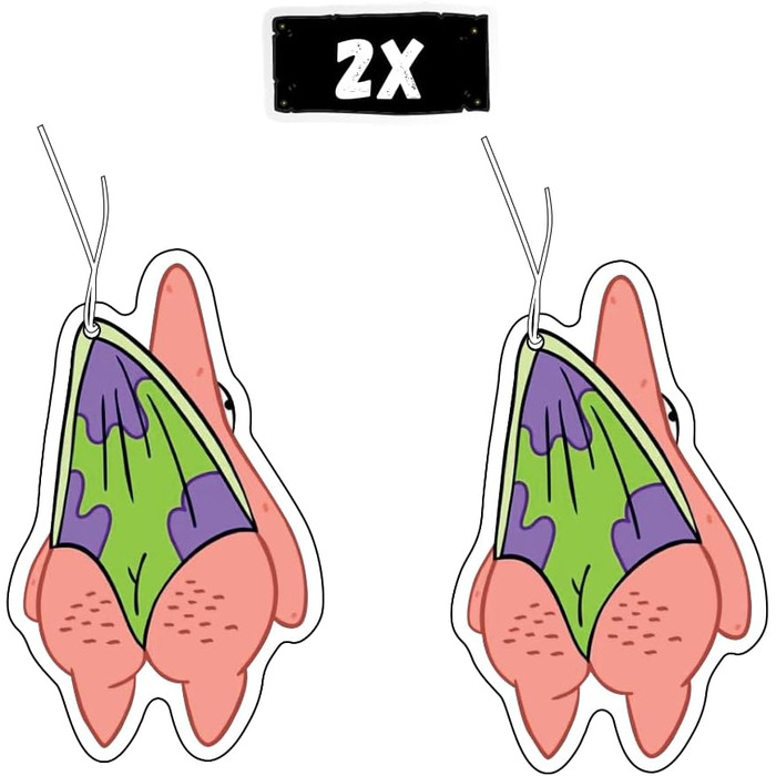 Патрік Стар ароматичне дерево автомобіль кумедний, автомобільний дозатор ароматизаторів, тюнінг автомобіля, освіжувач повітря авто