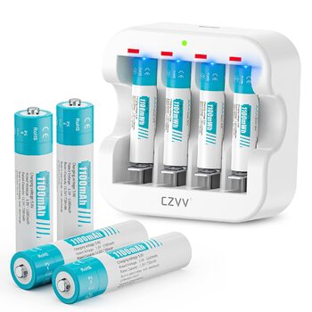 колір: 8 шт. + білий зарядний пристрій