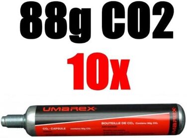 Капсул Co2 88г Gotcha, softair, пейнтбол, Co2 гвинтівка, 10