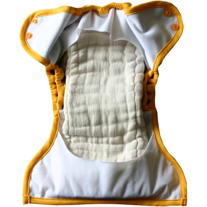 Органічні бавовняні підгузники avo cado розмір 2 - вміст 10 шт. - підходять до одного розміру штанів для тканинних підгузників - 1