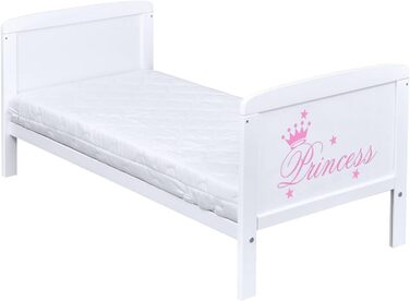 Комплект постільної білизни Generic Baby Deluxe, що трансформується в дитяче ліжко, біле, 140x70 см, Princess Bedding Set (Princess)