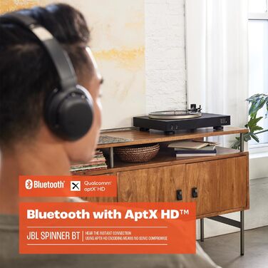 Високоякісний програвач з Bluetooth і aptXTM HD - чорний і золотий Black Gold