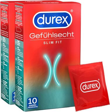 Презервативи Durex Natural Slim, 20 шт