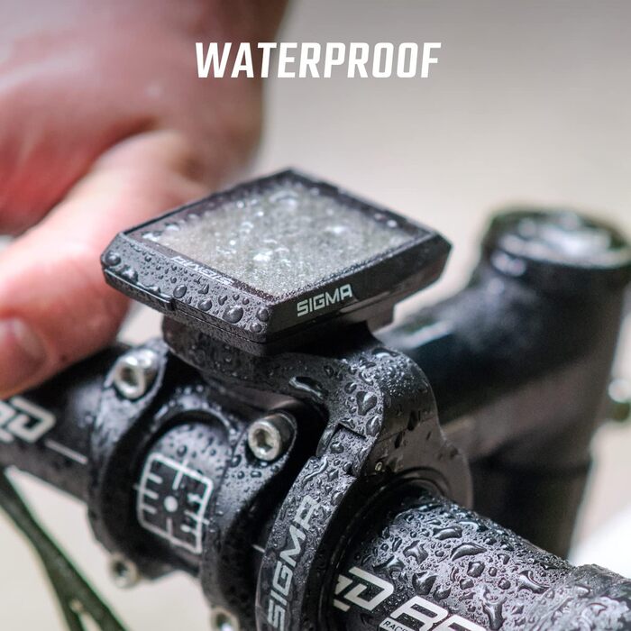 Велокомп'ютер SIGMA BC 14.0 WR, 1.22 дюйма, Дротовий/Барометричний, Пластик, Чорний