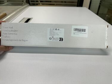 Самоклеючий рушникосушка чорний 25см SUS304 Рушникосушка з нержавіючої сталі без свердління Підвісна рушникосушка для ванної кімна