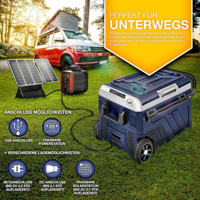 Компресорна холодильна камера електрична 40-60 літрів Морозильна камера електрична WIFI-APP управління 12/24 V 230V Холодильник до