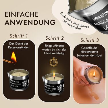 Для чуттєвих масажів з кокосовою олією та алое вера, еротична масажна свічка для пар, секс-свічка, 50 мл