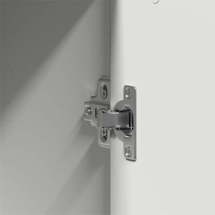 Шафа з полицями, біла, 55 x 25 x 189 см, інженерна деревина, шафа для спальні, сучасне сховище, дерев&39яна коробка з дверцятами, для кращої організації одягу