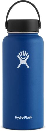 Широка пляшка для води Hydro Flask Wide Mouth 900 мл широка пляшка для води 946 мл Кобальт