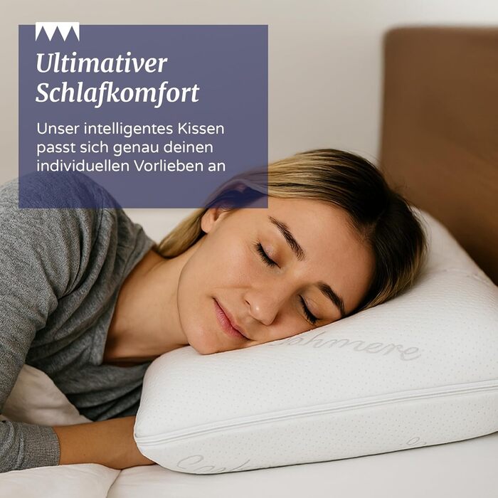 Подушка для шиї з гелевої піни та піни з ефектом пам&39яті, 60x30 см, подушка для шийного відділу хребта, регульована жорсткість та висота (7-14 см), чохол з дихаючого кашеміру