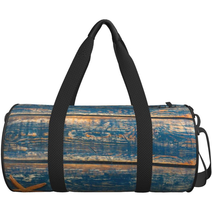 Вінтажна спортивна сумка-мішок для подорожей, чоловіча та жіноча, дерев'яна фактура, ідеальна для літа та активного відпочинку