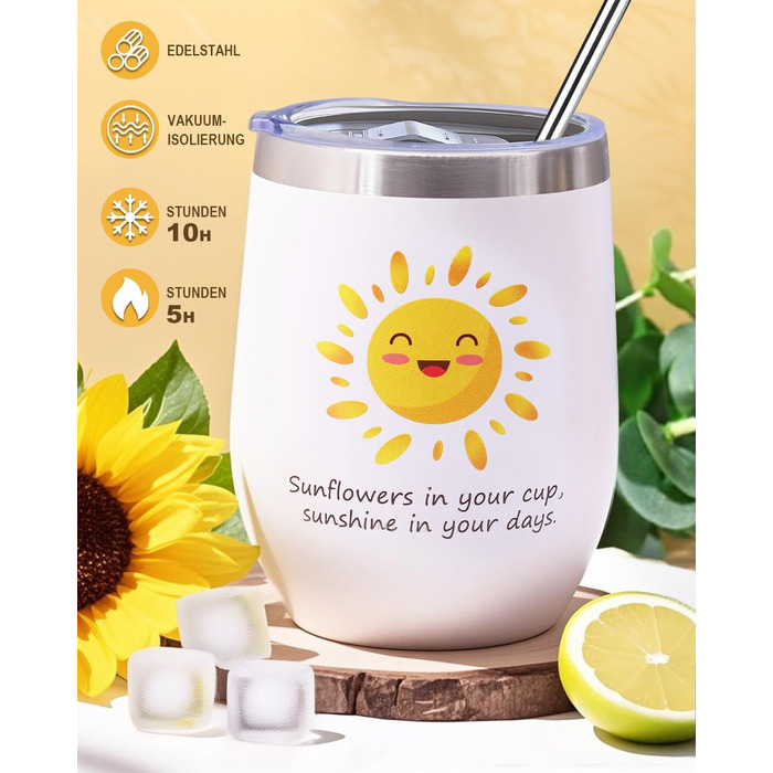 Подарунки LIVEHITOP для жінок, подарунок на день народження для жінок із соняшником, подарунковий набір із 10 предметів із фланелевою ковдрою для мами, сестри, дівчини, День святого Валентина, День матері, Різдво