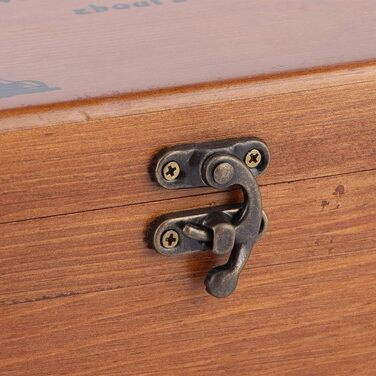 Багатофункціональний вінтажний дерев'яний набір для шиття з органайзером для ниток та голок, валіза для рукоділля (набір Вежа)