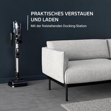 Бездротовий пилосос з функцією миття підлоги, гнучке з'єднання, до 200 Вт і 70 хв роботи від акумулятора, RH99C3WO 70 хв, дуже вис