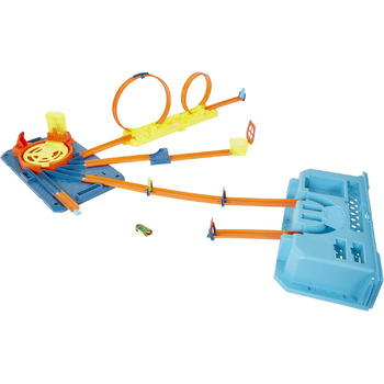 Коробка для швидкого старту з 30 частинами треків для епічних гонок і трюків - Включає практичні відділення для зберігання для діт