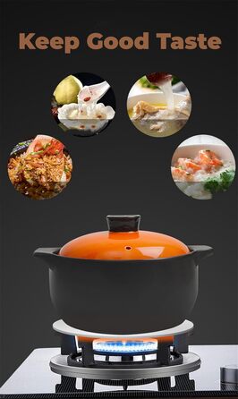 Пластина перетворювача індукційної плити, пластина індукційного адаптера Lifenergric, пластина для розподілу тепла з нержавіючої сталі зі знімною ручкою для верхньої частини газової плити, 20,1 см 7,9 дюйма