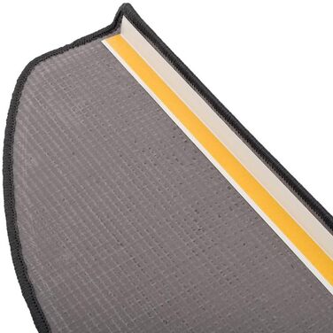 Килимок Snapstyle Natural Sisal Step Mat Half Round однотонний, Розмір/Обробка/Кількість 24x65 см (Half Round) , КолірStone Mix 24