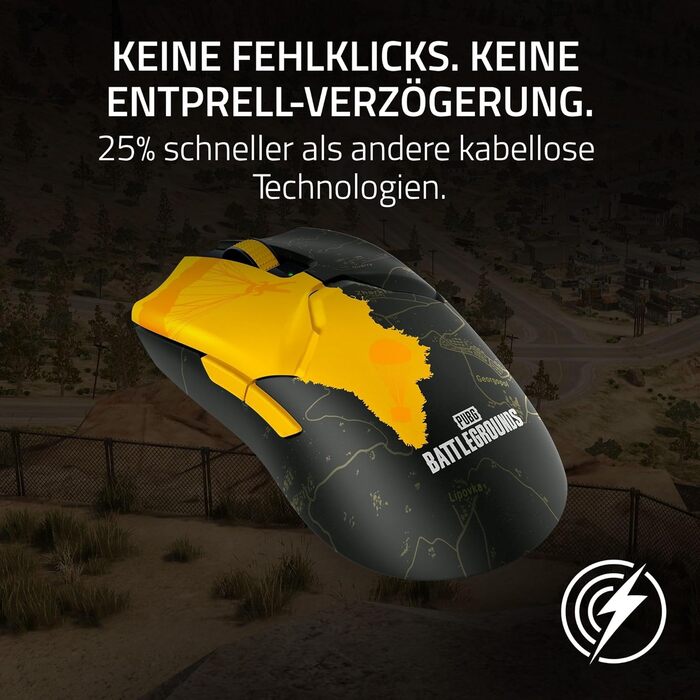 Ультралегка бездротова ігрова миша для кіберспорту вагою 58 г (оптичний сенсор з 30K DPI, технологія бездротової гіпершвидкості, о