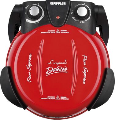 Піца Outdoor Pleasure, піч для піци, 1200 Вт, 400C, червона, 3 Ferrari G10006