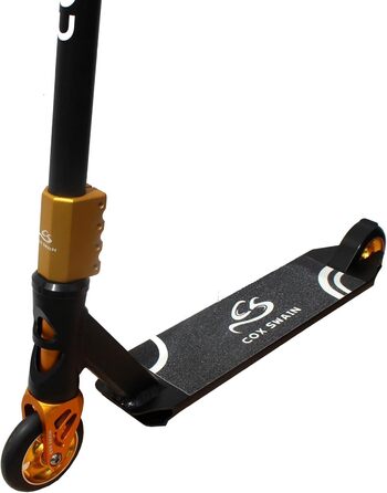 Самокат Cox Swain Stunt Scooter X-385, компресія SCS, вилка з ЧПУ, 100 мм PU / алюмінієві колеса, ABEC 9, діти дорослі, початківці