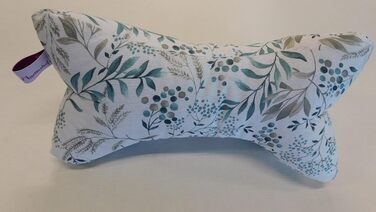 Кістка для читання Martinshof Manufactory, подушка для шиї з трав/листя, кістка для шиї, подушка для читання, кістка для читання, підставка для книги, розслаблююча подушка, підтримка шиї, ергономічна, бавовна