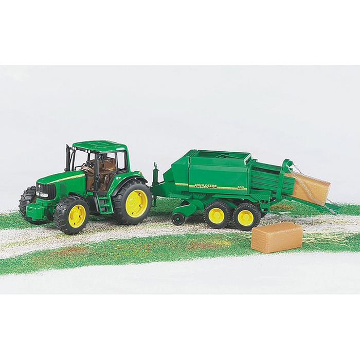 Великий прес-підбирач bruder John Deere / 02017 Одинарний