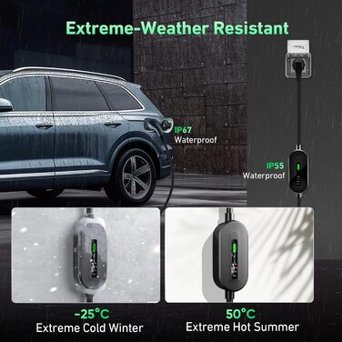 Зарядний кабель електромобіля тип 2 Schuko 16A, зарядний кабель тип 2 Schuko 3.68kw, зарядний кабель E car, зарядний кабель тип 2