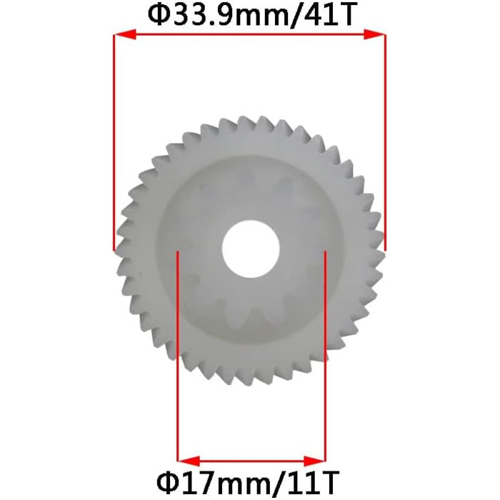 Шестерні запчастини для побутової електричної пластикової м'ясорубки Mcl02dv. для Moulinex. HV6, HV8, HV10. Tefal T-Fal, 5 шт.