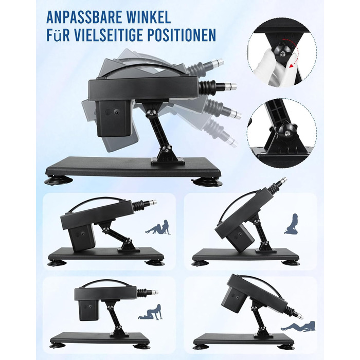 Секс-машина iKenmu для жінок, автоматична з фалоімітатором, регульована інтенсивність, присоска