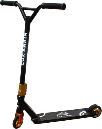 Самокат Cox Swain Stunt Scooter X-385, компресія SCS, вилка з ЧПУ, 100 мм PU / алюмінієві колеса, ABEC 9, діти дорослі, початківці
