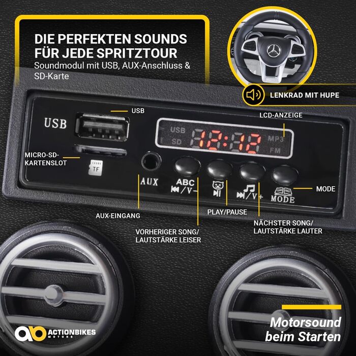 Дитячий електромобіль Mercedes Benz AMG GLC 63S Coupe 2.4 Ghz Пульт дистанційного керування - Звуковий модуль - Ліцензований - 4 x