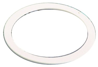 Прокладка плоска - для кавомашини - PTFE - біла - 2 мм - 85 мм x 72 мм