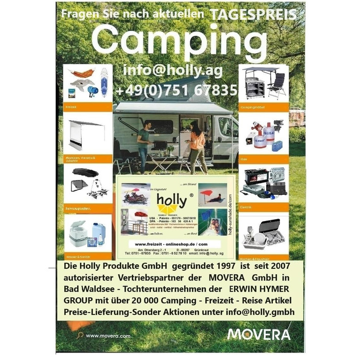 ДИСТРИБ&39ЮТОР - Продукція Holly STABIELO - holly-sunshade - запатентовані інновації в галузі мобільного універсального сонцезахисту - Зроблено в Німеччині