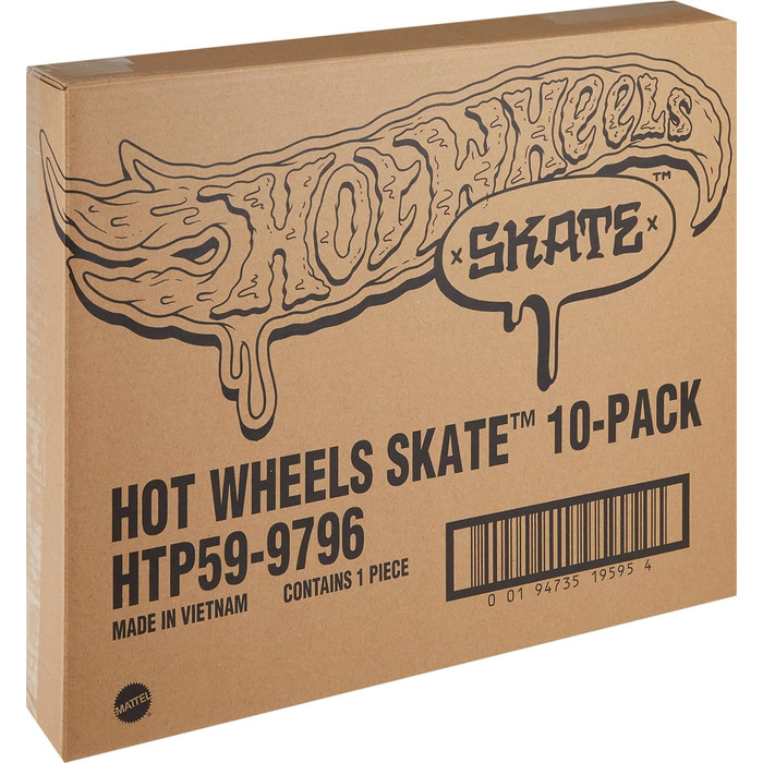 Набір скейтбордів Hot Wheels skate fingerboards 10 pack, набір з 10 скейтбордів з 5 парами змінного взуття в дизайні Hot Wheels, H