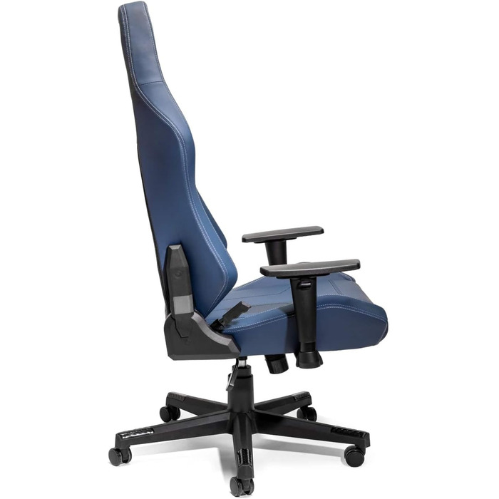 Ігрове крісло Sparco Coach, ергономічне, з поворотною основою та сертифікованим поршнем (темно-синє)