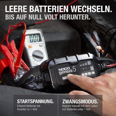 Інтелектуальний зарядний пристрій 5А, зарядний пристрій 6В/12В, крапельний зарядний пристрій і десульфатор з температурною компенс