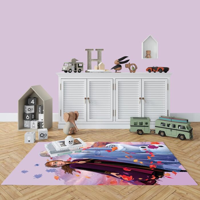 Килимок для дитячої кімнати Disney Frozen 2 килимок для дитячої кімнати Dreamteam 100 см х 133 см нековзний шумопоглинаючий дитячи