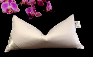 Подушка Betten Hofmann преміум-класу 40x80 см, пір&39яна подушка 30 пух, 450 г, м&39яка та приємна на дотик, можна прати, натуральний продукт, власне виробництво