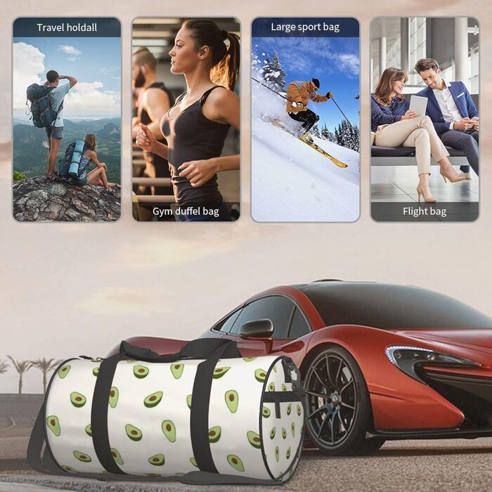 Дорожня сумка Happy Dolphin Runde великої місткості, легка та міцна, ідеальний подарунок для подорожей, відпустки, ділових поїздок та іншого, колір авокадо, універсальний розмір