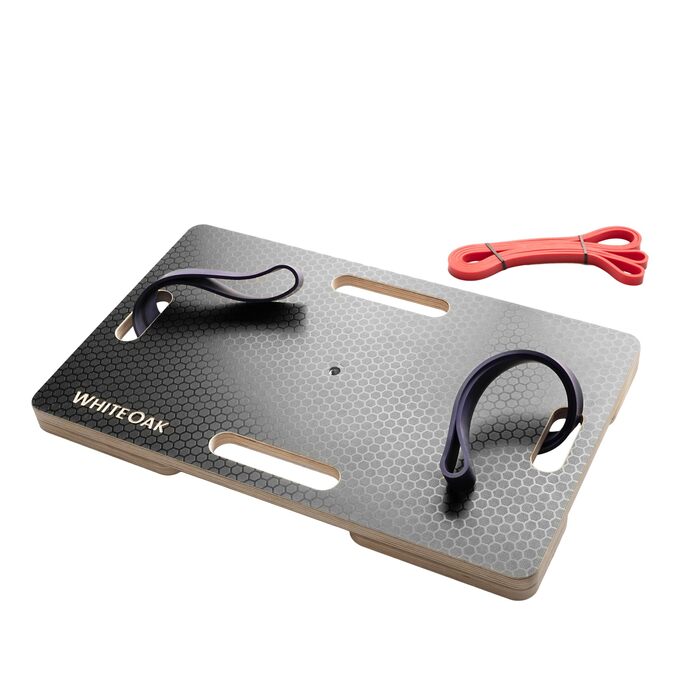 Тренувальна платформа Whiteoak еспандери та ізометрична тренажерна станція X3 в одному з протиковзкою опорною пластиною для домашнього використання Домашнє обладнання для тренувань Тренувальна платформа Solo