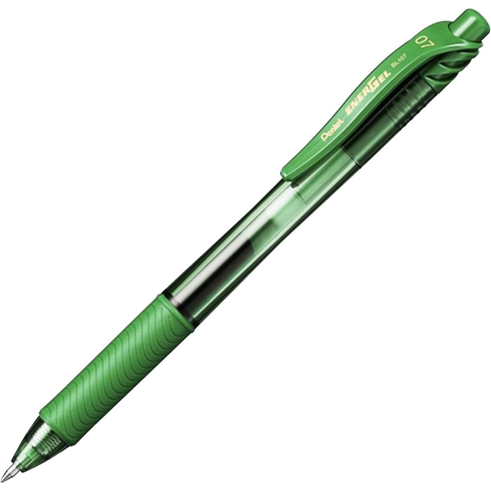 Ручка Pentel Energel X BL107 Gel Rollerball, висувна, наконечник 0,7 мм, пакет молюсків (12 шт. , незамінна) Essential 12 шт.