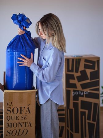 Місний диван 180 см у коробці не потребує складання, вакуумно-стиснутий пінопласт, доставляється компактно, сучасний дизайн (світло-сіра вельветова тканина, 2-місний) Світло-сіра вельветова тканина, 2-місний, 2-