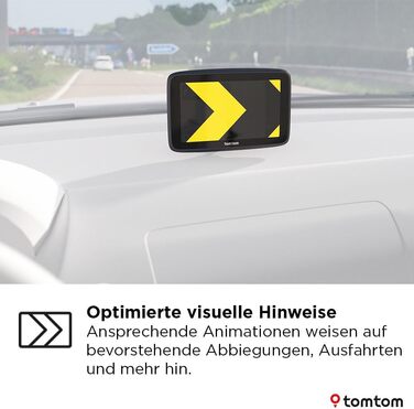 Навігаційна система TomTom Car Sat Nav GO Advanced (6-дюймовий екран, система уникнення заторів завдяки TomTom Traffic, оновлення карт світу, оновлення через Wi-Fi, система динамічного утримання смуги руху, вбудоване, двостороннє кріплення)