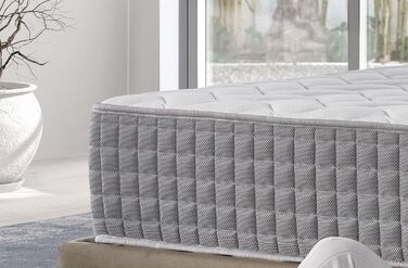 Матрац Mentor Memory Med H4 для одного ліжка 80 x 190 Ортопедичний Med H30 Maxi Gel Медичний знімний чохол - 11 зон 80 x 190 см