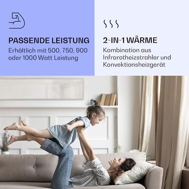 Інфрачервоний обігрівач Klarstein, інфрачервоний дзеркальний обігрівач, окремостоячий пристрій, інфрачервоний обігрівач з термостатом, обігрівач з датчиком відкритого вікна та керуванням за допомогою застосунку, обігрівач без CO2, інфрачервоний обігрівач 